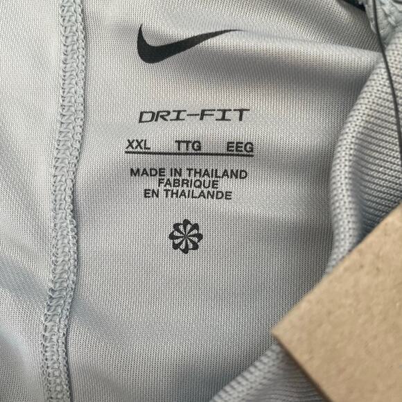 Nike RUN Men’s Polo Shirt Size XXLarge Gray NWT - Picture 6 of 9